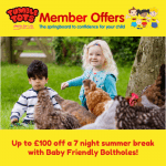 £100 OFF Baby Friendly Boltholes!