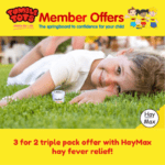 3 for 2 triple pack offer with HayMax hay fever relief!
