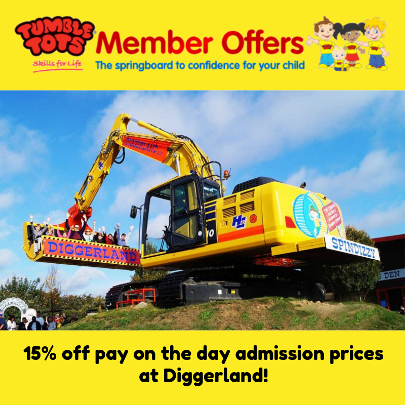 Get 15% off at Diggerland